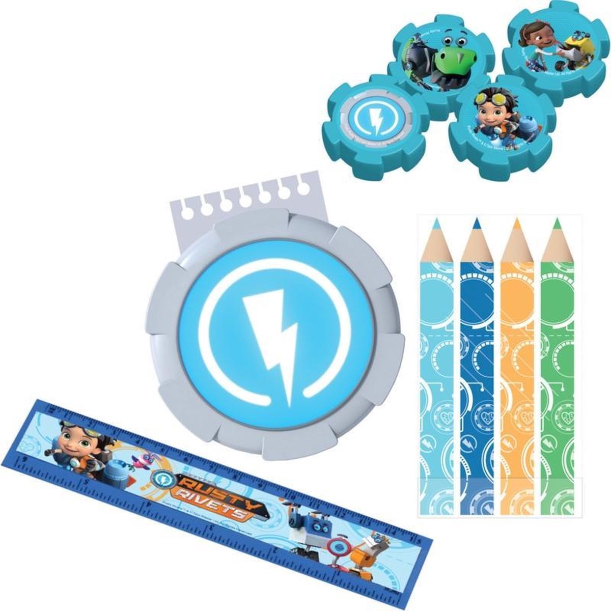 Schrijfset Rusty Rivets 16-delig