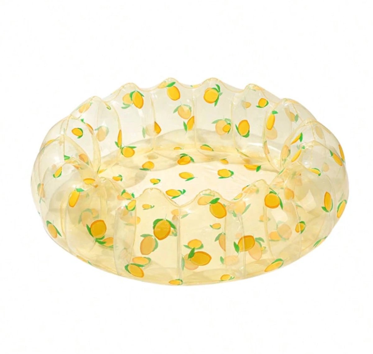 S&E Opblaasbaar Kinderzwembad – 87×26 cm – Dikke PVC – Mini Zwembad of Ballenbad voor Thuisgebruik - Citroen