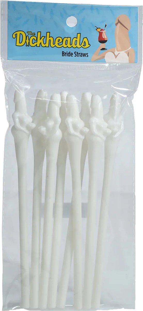 Bride Straws - White