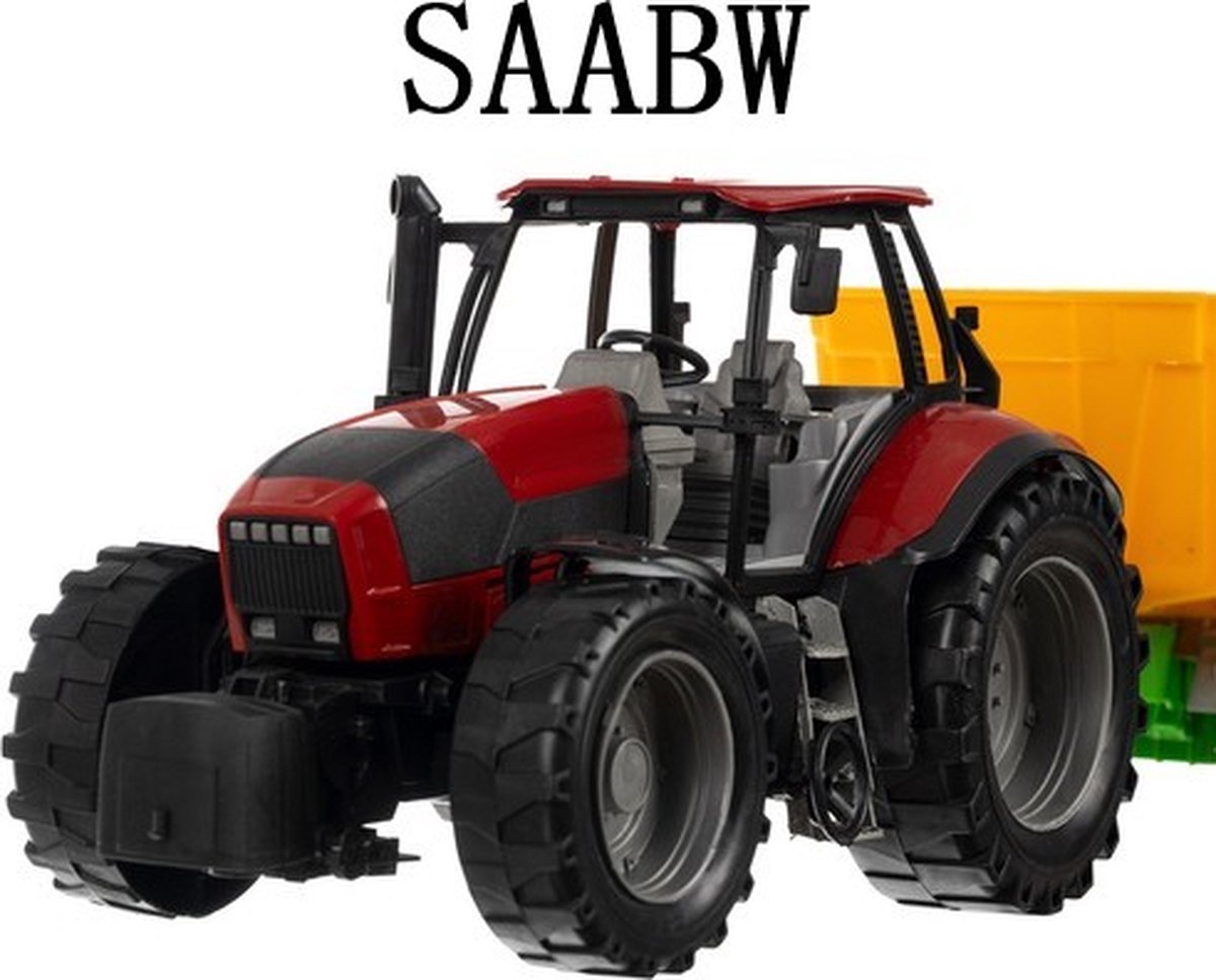 Boerderijtractor en Aanhanger voor Kinderen – Creatief Speelplezier voor Jonge Boeren in de Dop