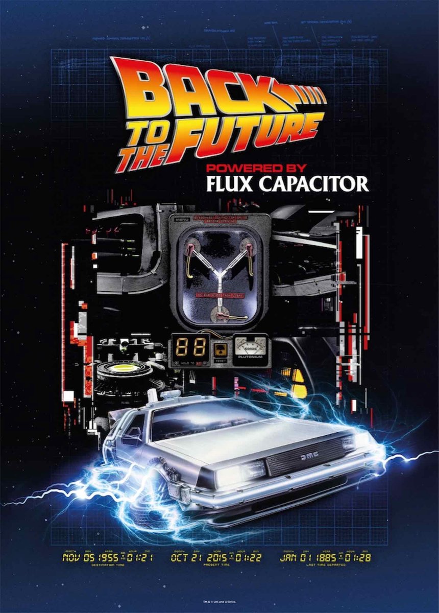 BACK TO THE FUTURE - Flux Capacitor - Puzzle 1000P