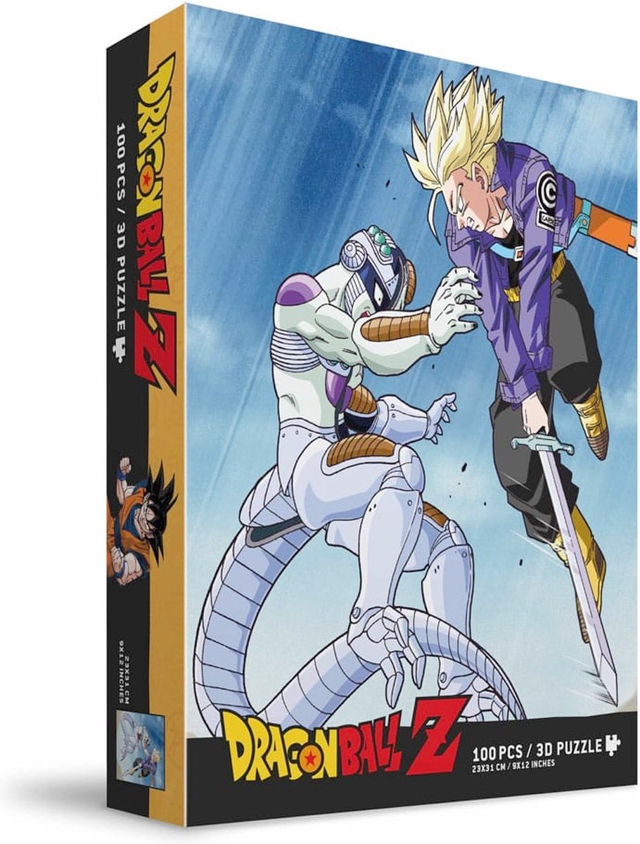 Dragon Ball Z: Trunks vs Frieza 3D Effect 100 Piece Puzzle