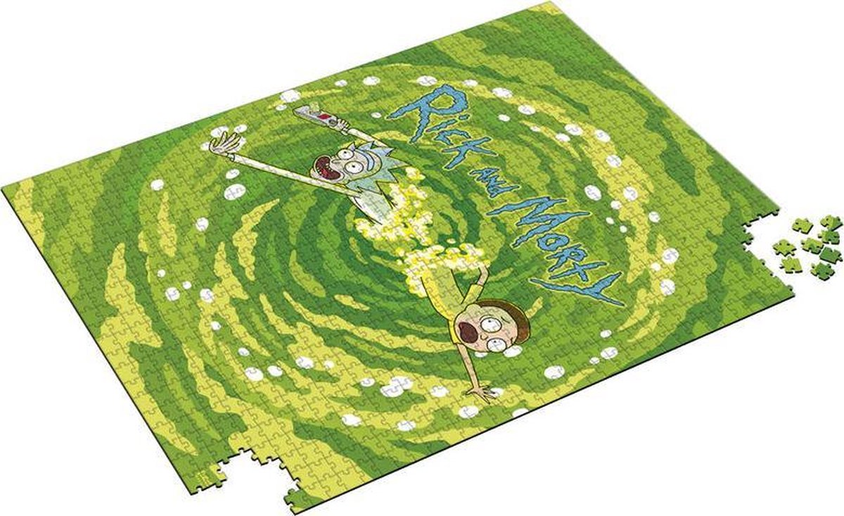 Rick and Morty Portal  Puzzle 1000pc PUZZEL