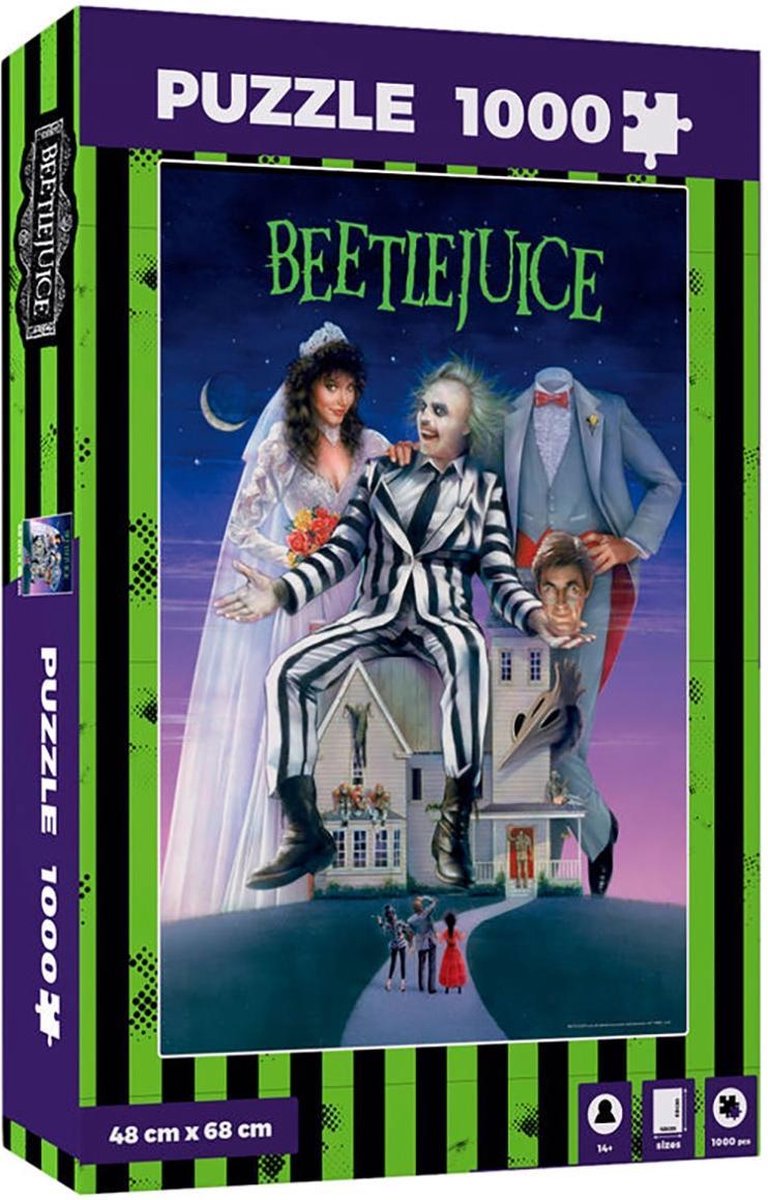 SD Toys Beetlejuice Movie Poster - Puzzle 1000p