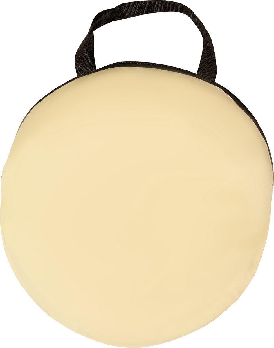 Selonis Kindertent Speeltenten 100X130cm/100 Ballen In Paviljoenvorm Voor Kinderen Eenvoudig Op te zetten Draagbaar Speelhuisje Voor Binnen En Buiten, Licht Beige: Pastel Beige/Pastelblauw/Wit