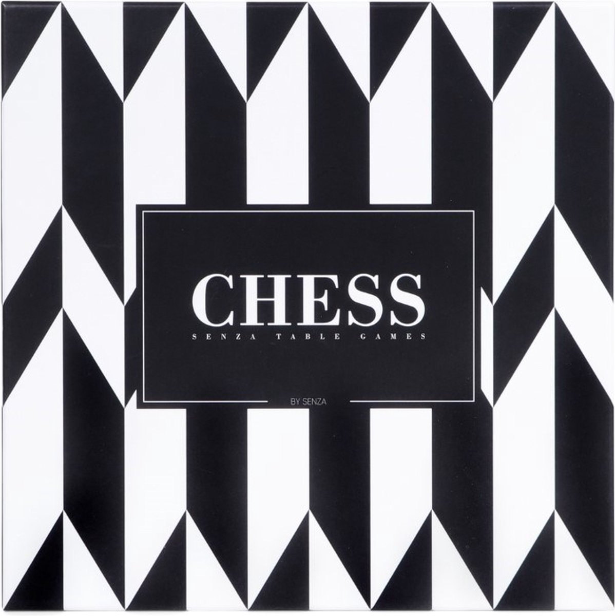 SENZA Schaakspel - Inclusief opbergzakjes - Compact - Zwart/Wit