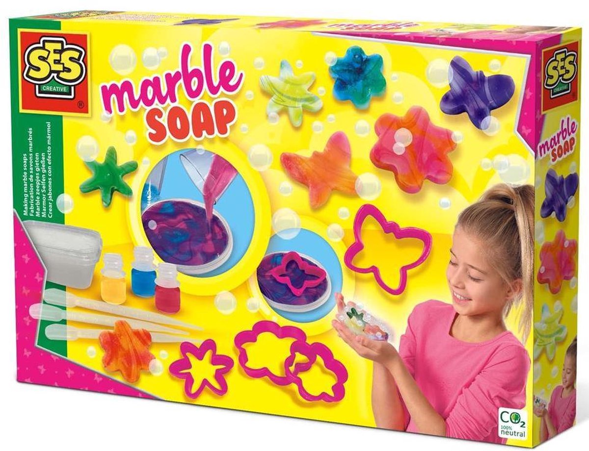 Making marble soaps
