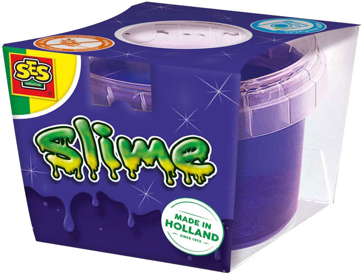   - Slime Glitter Paars - Slijm in felle kleur – Kant en klare slijm - Spelen met slijm – 140 gram