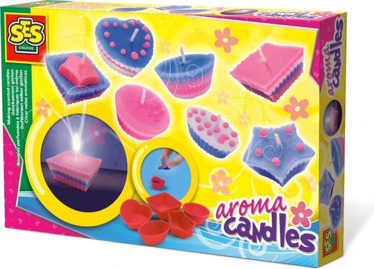 SES Creative maak je eigen geurkaarsen 16-delig