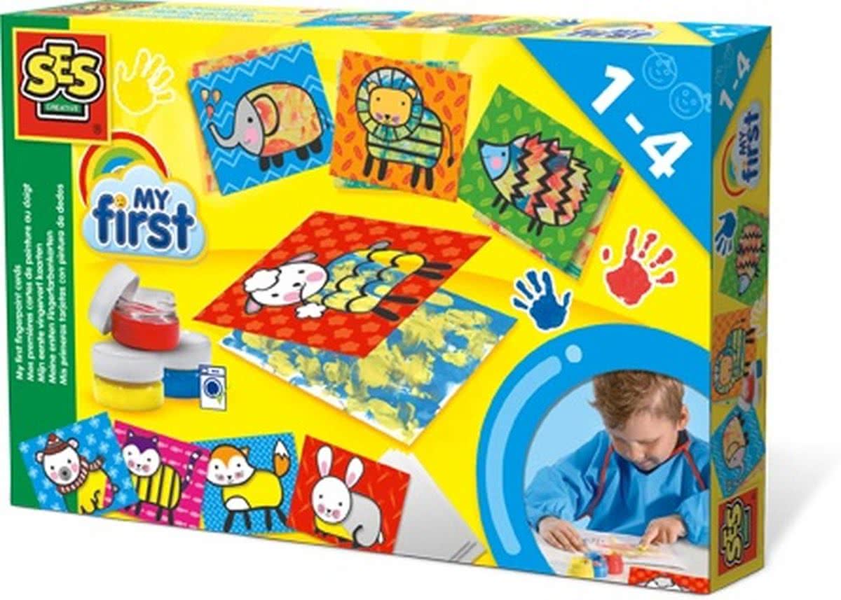 SES Mijn Eerste Vingerverf Kaarten
