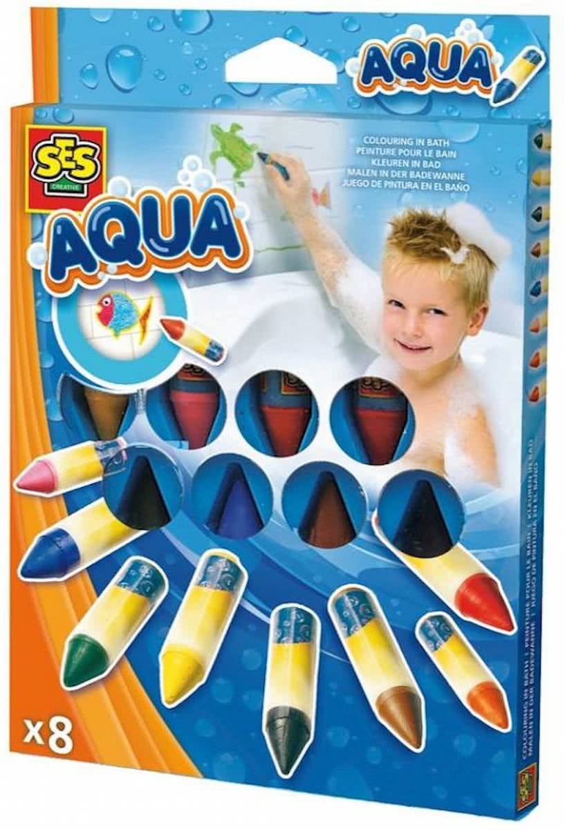 Kleuren in bad   8 stuks kleur