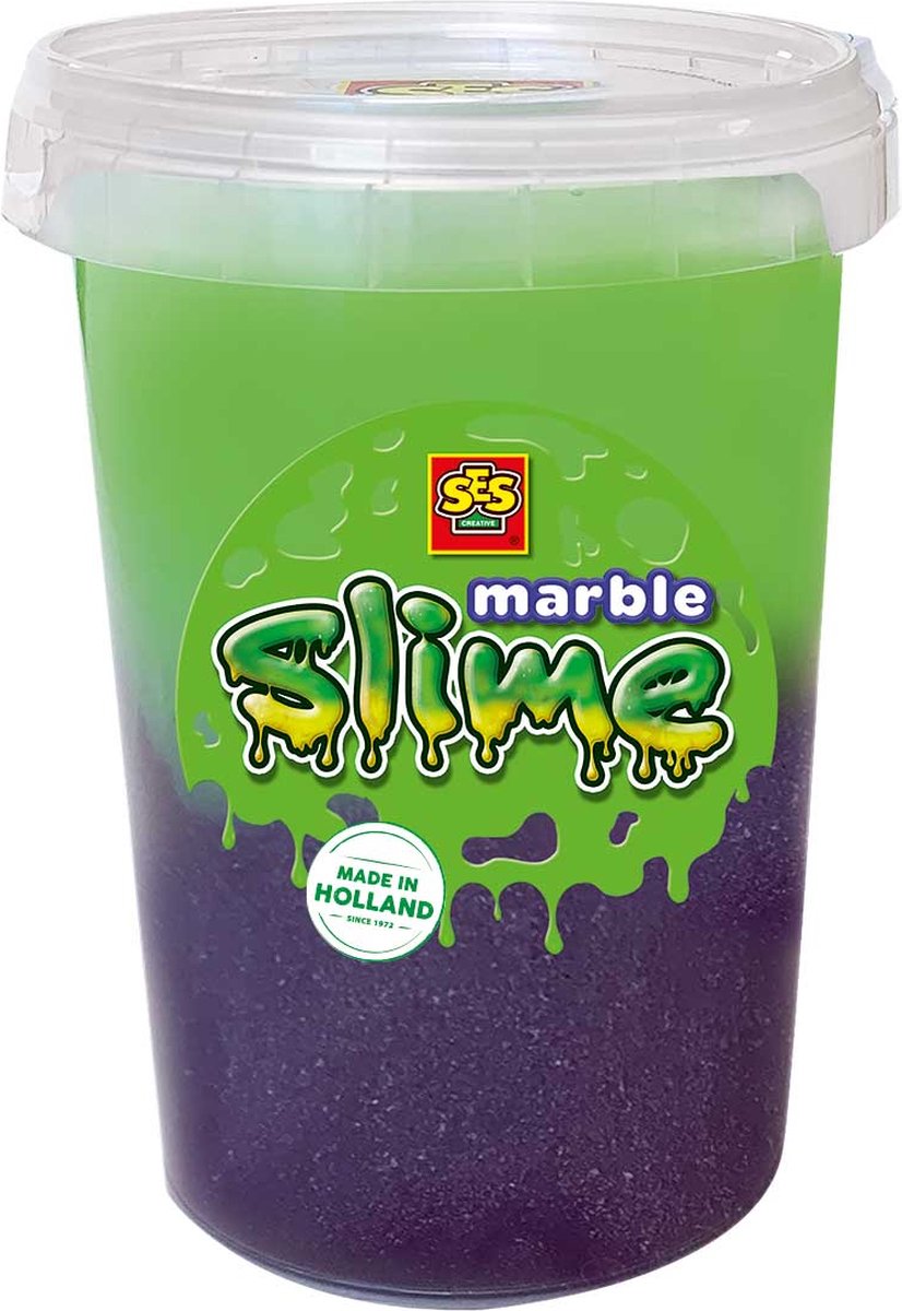 SES - Marble slime - Paars en groen 200gr