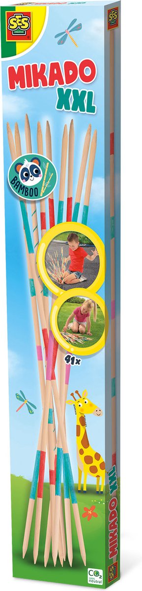   - Mikado XXL - gemaakt van bamboe - 41 stokjes van 50 cm