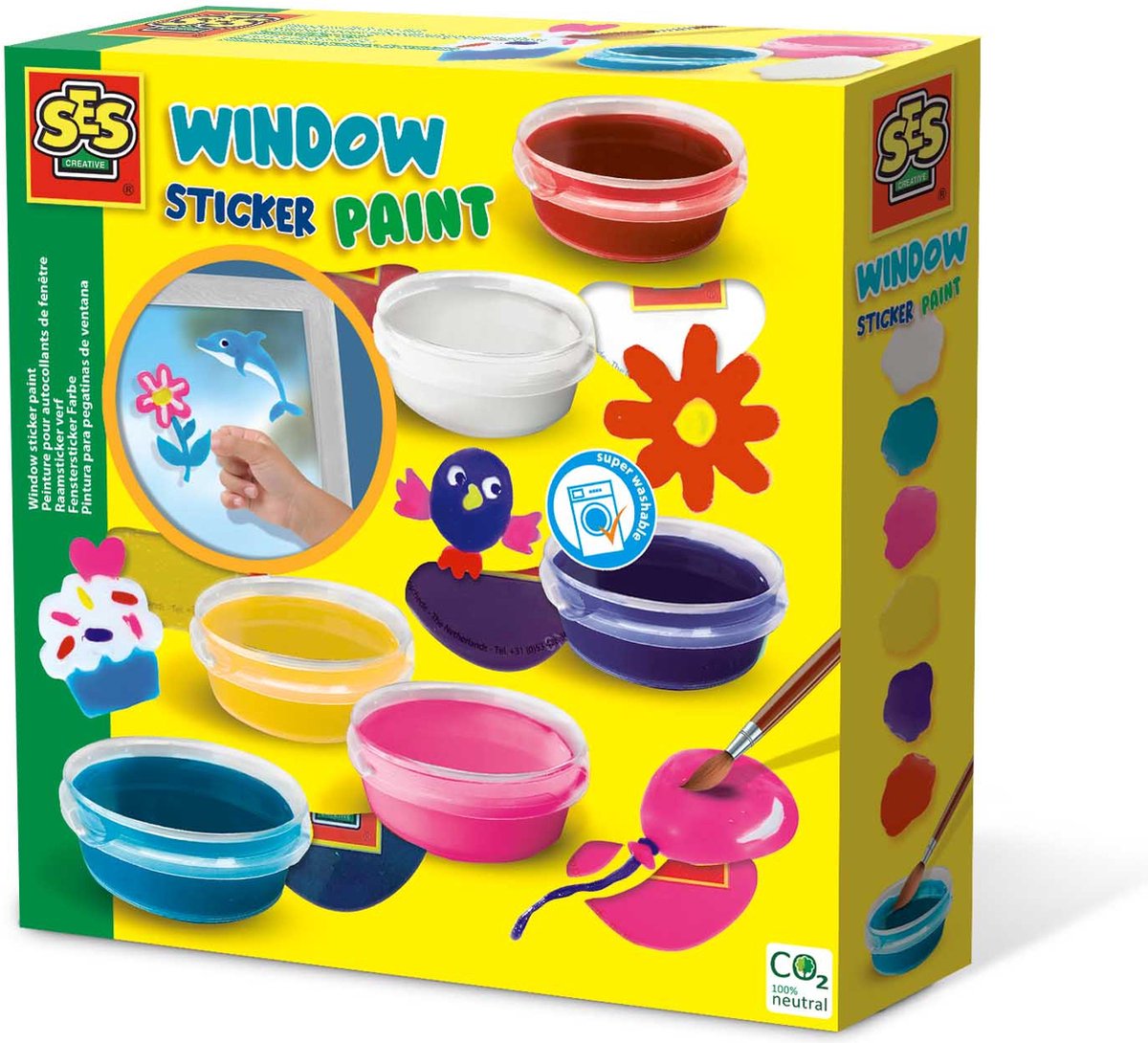   - Raamsticker verf