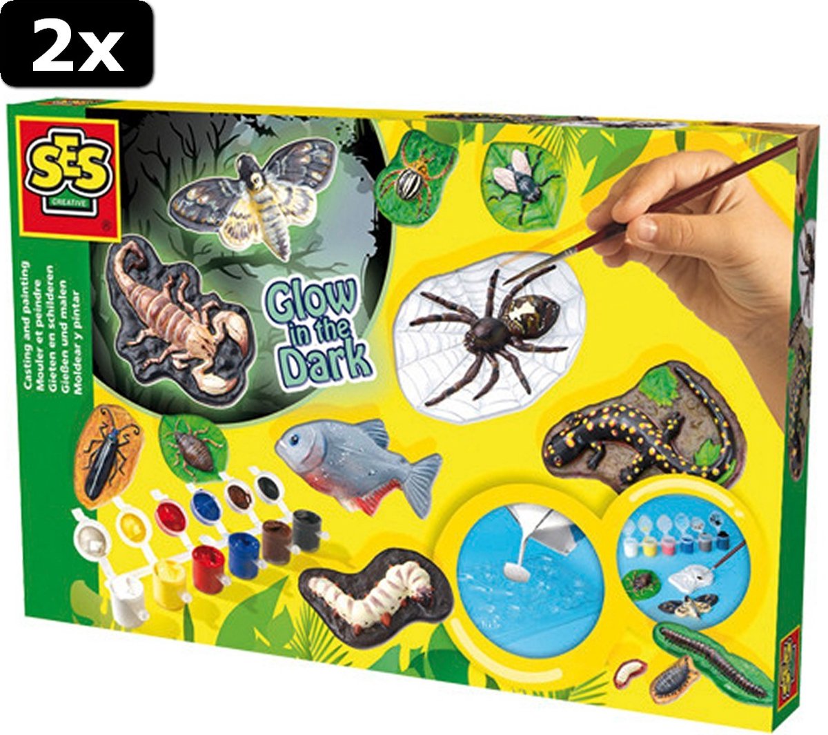   Enge beesten gieten + Vlinders