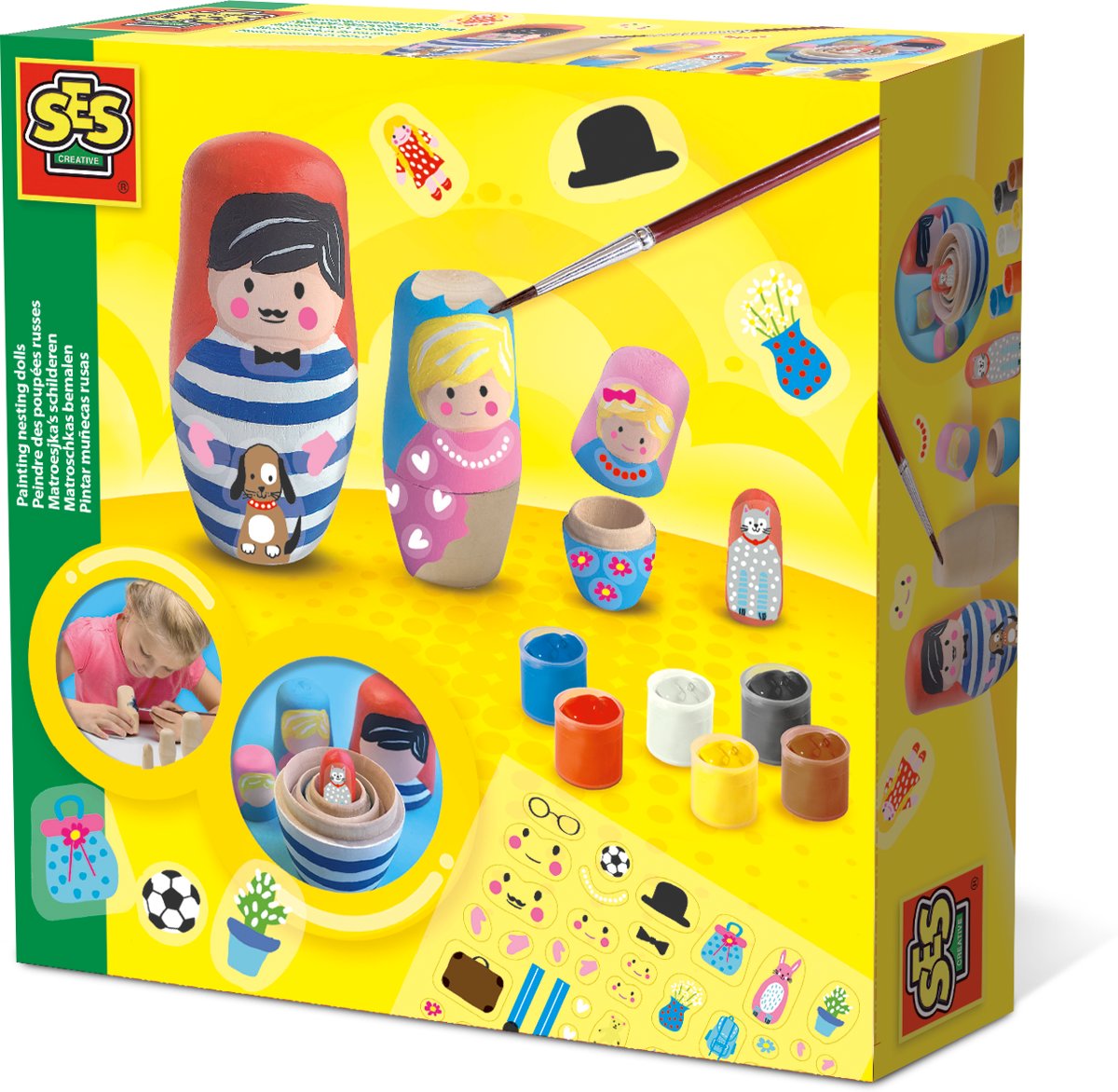 SES Matroesjkas schilderen