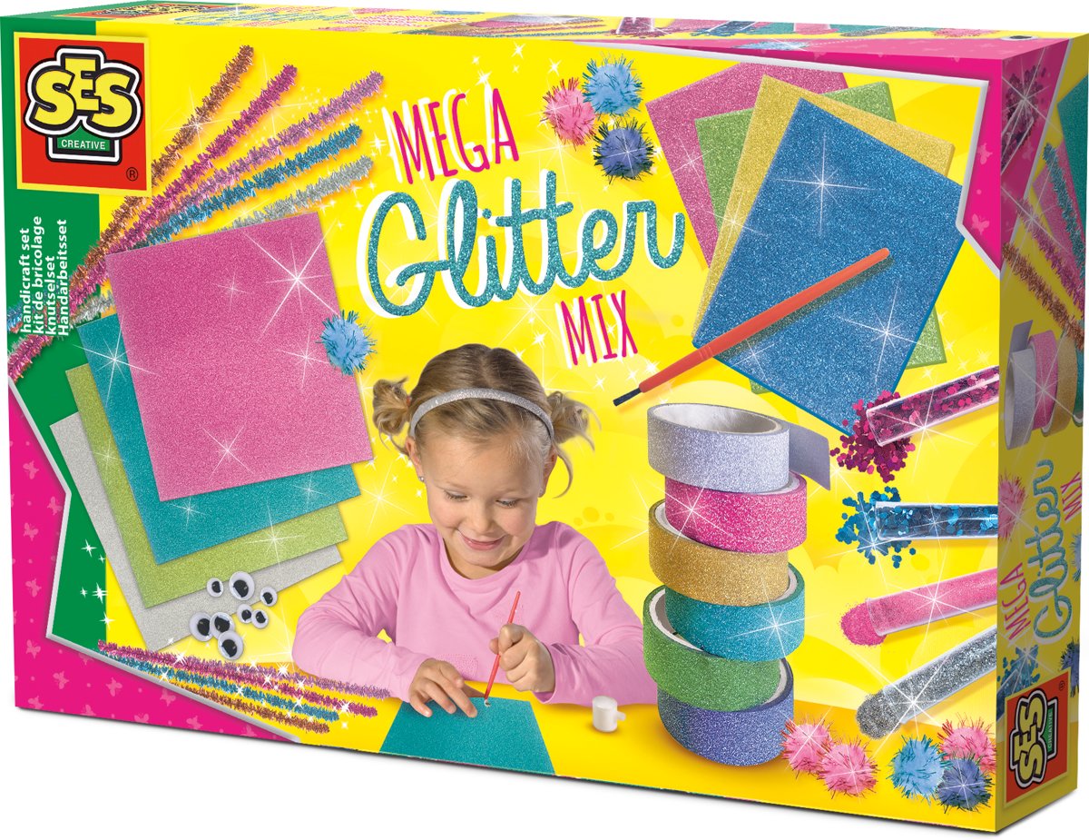SES Mega Glitter knutselset
