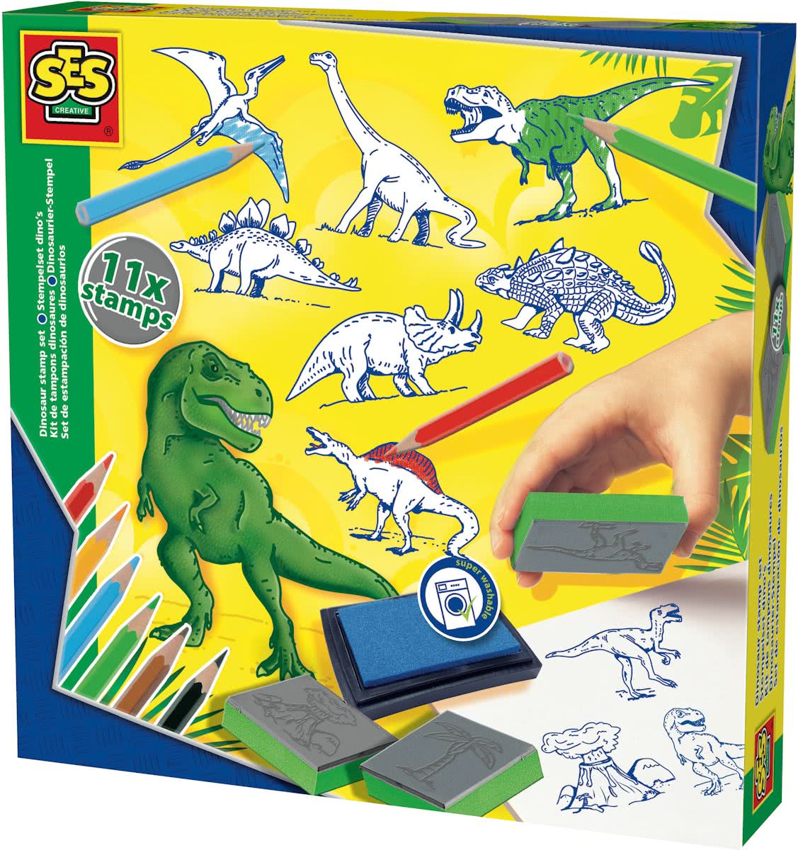   Stempelset dinos