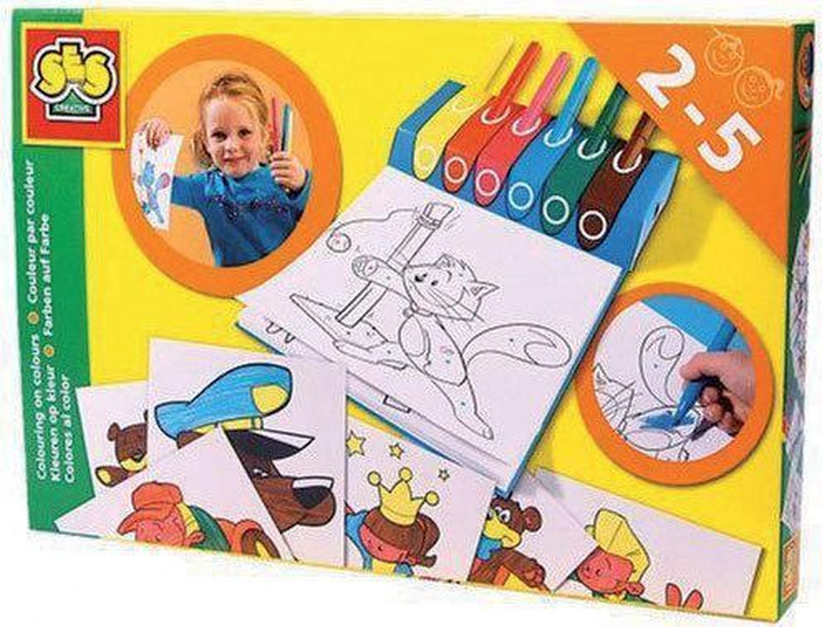 Ses Kleuren Op Kleur