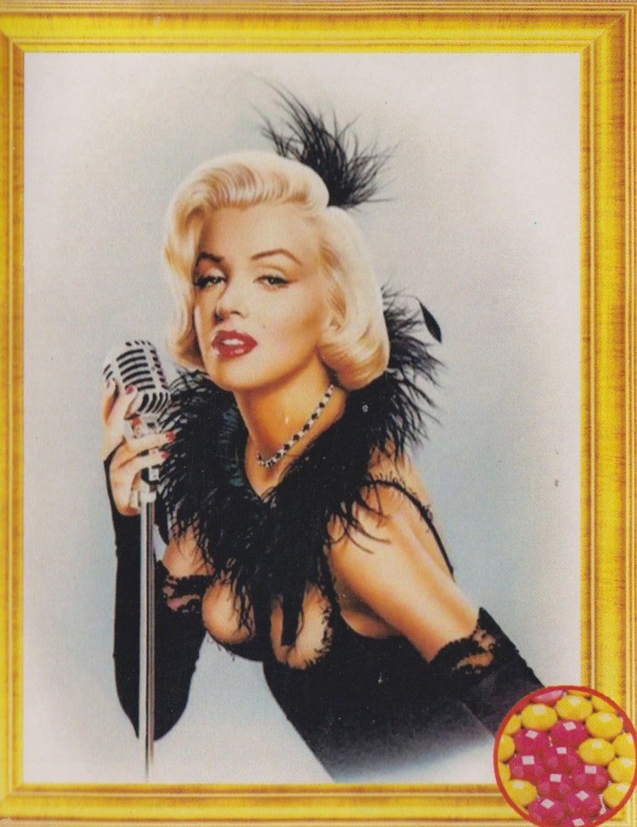 Diamond Painting Set 30x40cm Monroe - Full size ronde steentjes