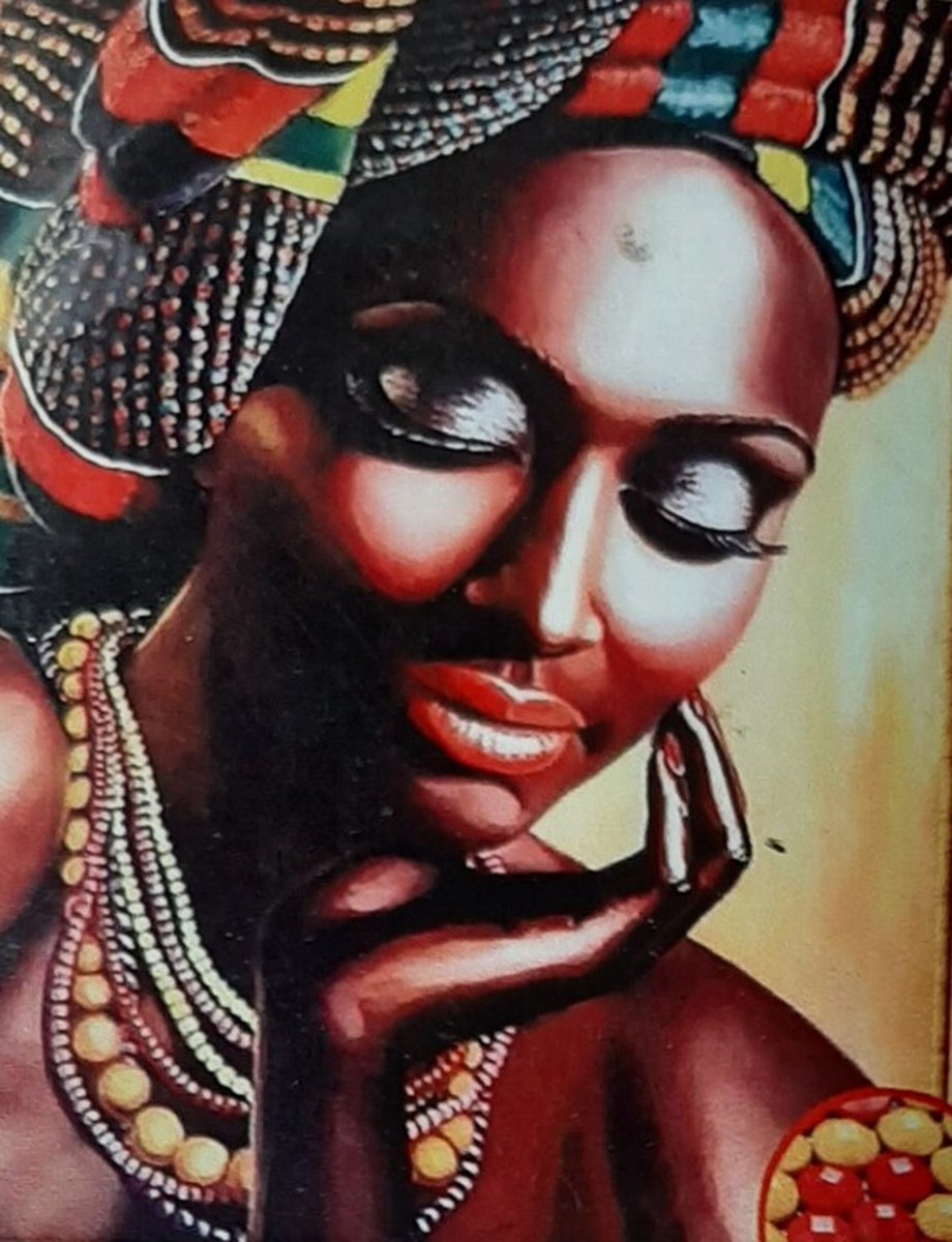 Diamond Painting Set Dame 40x50cm Full size ronde steentjes