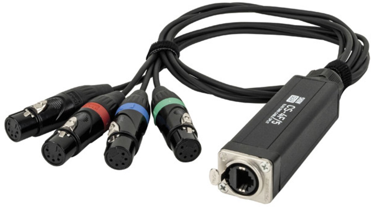 Showgear CS-4F/5 4 Kanal DMX Shuttle - Accessoire voor licht consoles