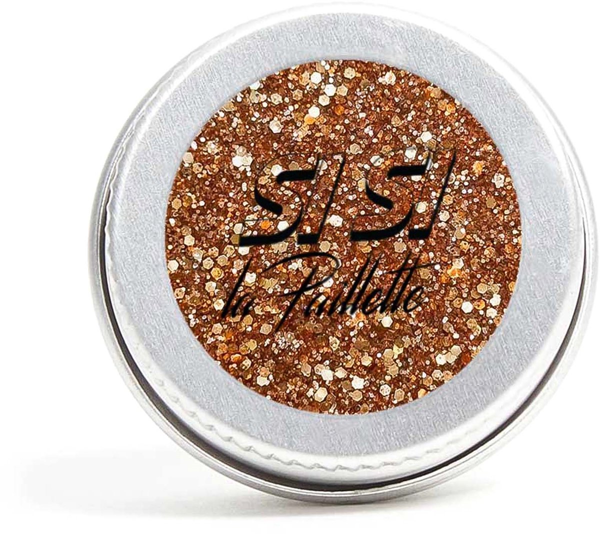 SI SI LA PAILLETTE - Metallic oranje biologisch afbreekbare pailletten