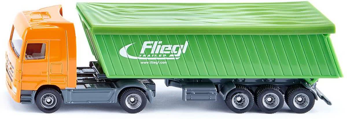 SIKU 1796 Vrachtwagen met Trailer en Dak