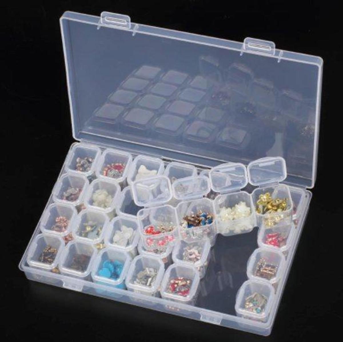 Diamond Painting Sorteerkoffer – 60 Potjes – Blauw – Raak Nooit Meer ...