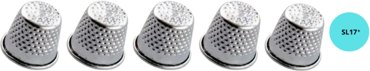     RVS - Stevig Metaal - 2 cm Breed - Set van 5