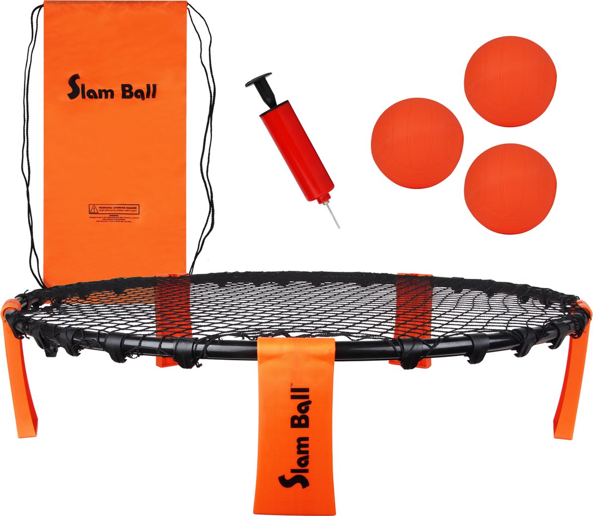 SLAM BALL PRO - roundball - roundnet - HOGE KWALITEIT - INCLUSIEF 3 BALLEN - geschikt voor spikeball