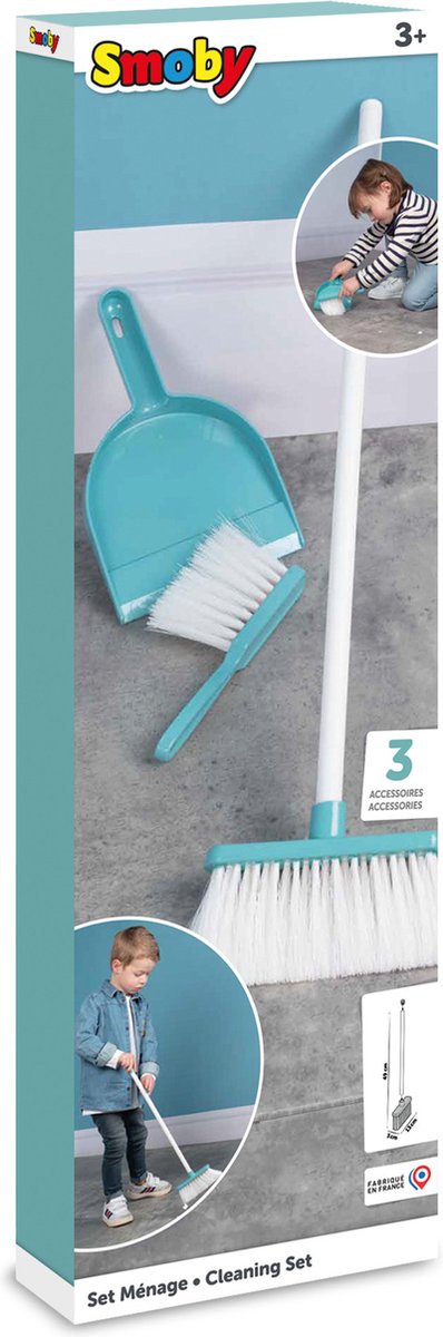Smoby -   - bezem, borstel en blik - vanaf 3 jaar
