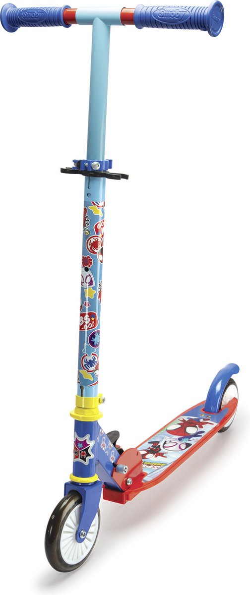 Smoby - Spidey plooibare scooter - Spiderman - Step - Marvel - Verstelbaar stuur - Vanaf 5jaar - Tot 50kg.