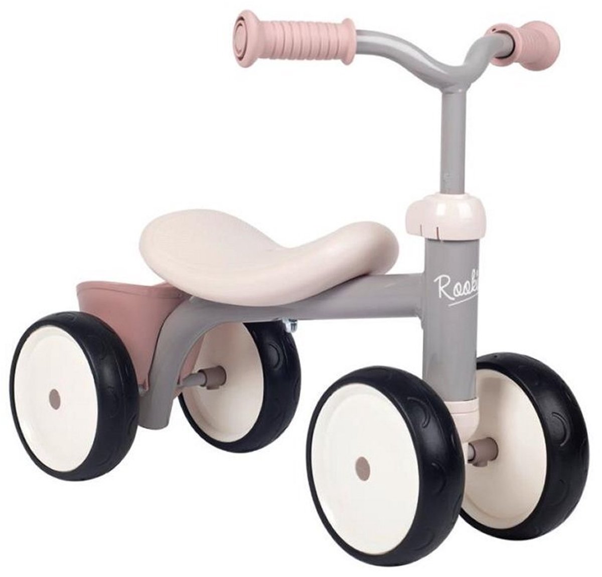 Smoby Rookie - Loopfiets - Step - Roze - Ontdek de Wereld op Vier Wielen!