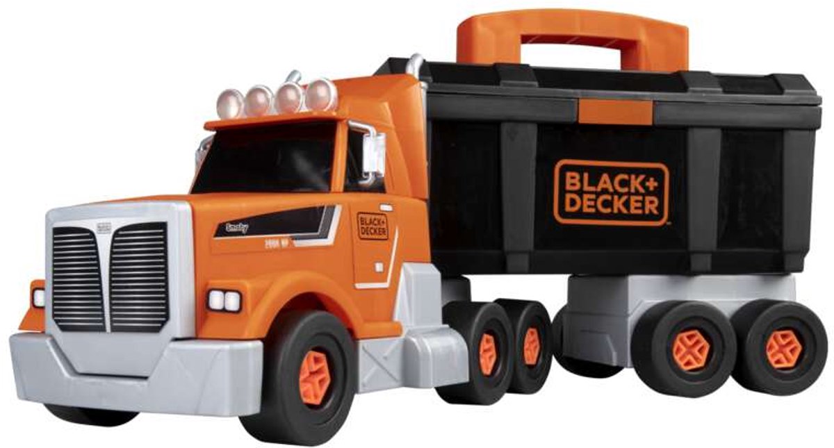 Smoby Toys - Black & Decker Bricolo Truck + Mini Drill - 7600360941