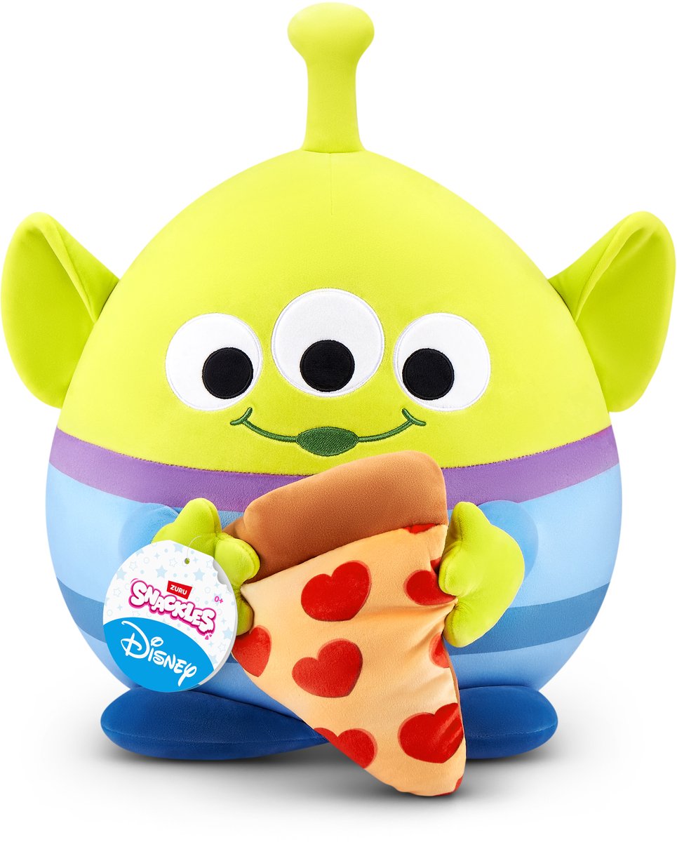 Snackles Disney knuffel van 35 cm (ALIEN) van ZURU