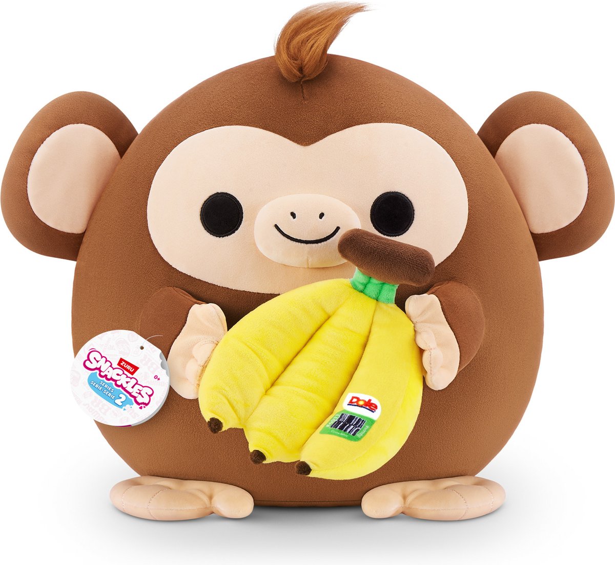 Snackles Series 2 - Aap Riko met Dole banaan - 38 cm van ZURU