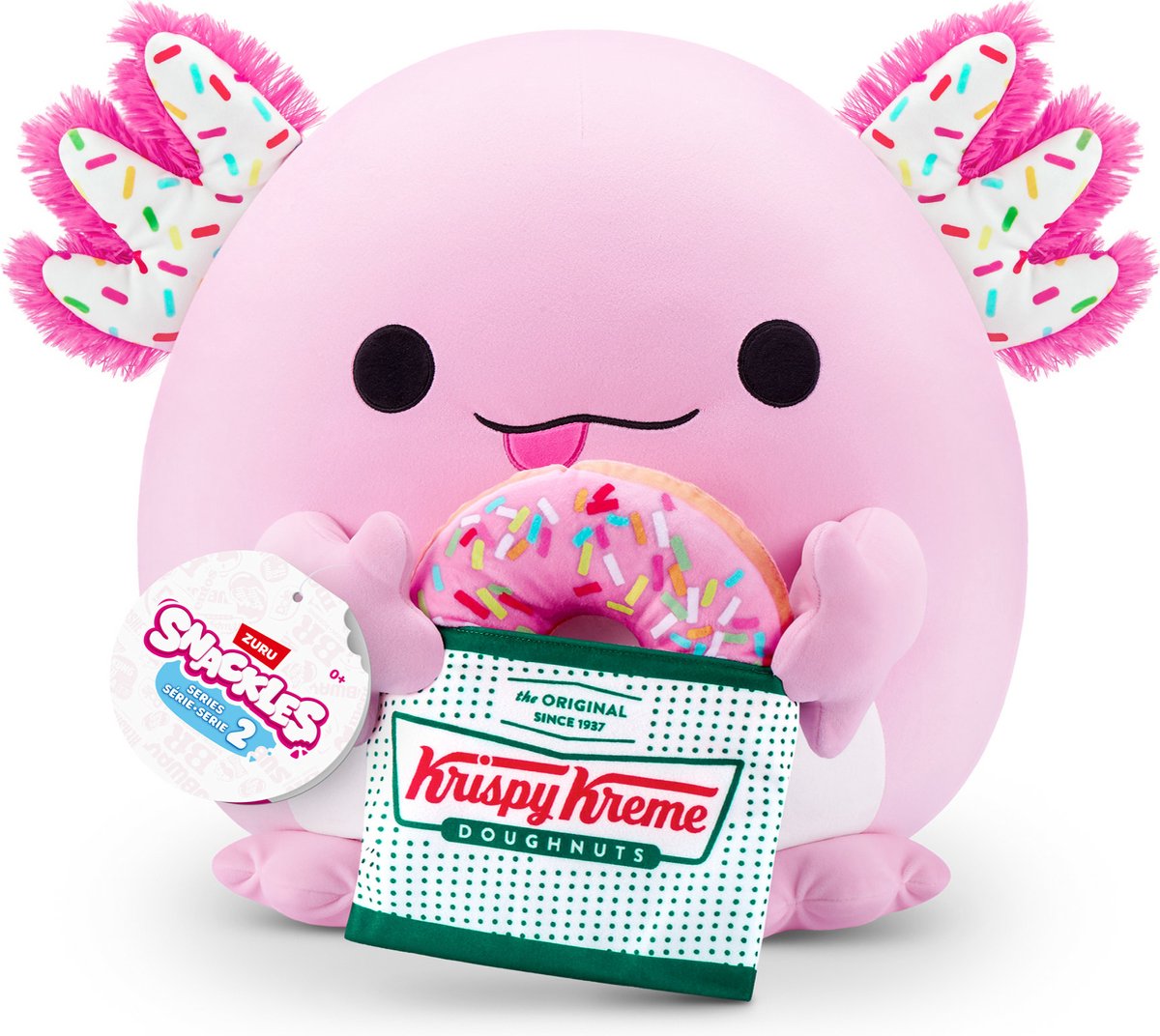 Snackles Series 2 - Axolotl Abbie met Krispy Kreme - 20 cm van ZURU