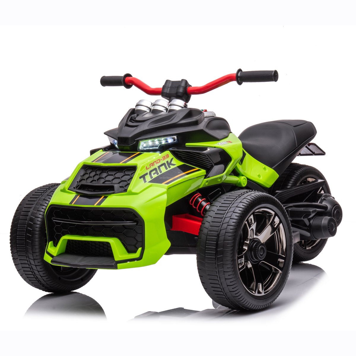 Speedyspark Elektrische Kinderquad E-Tank – Kindertrike - 12V - Full Option Accuvoertuig
