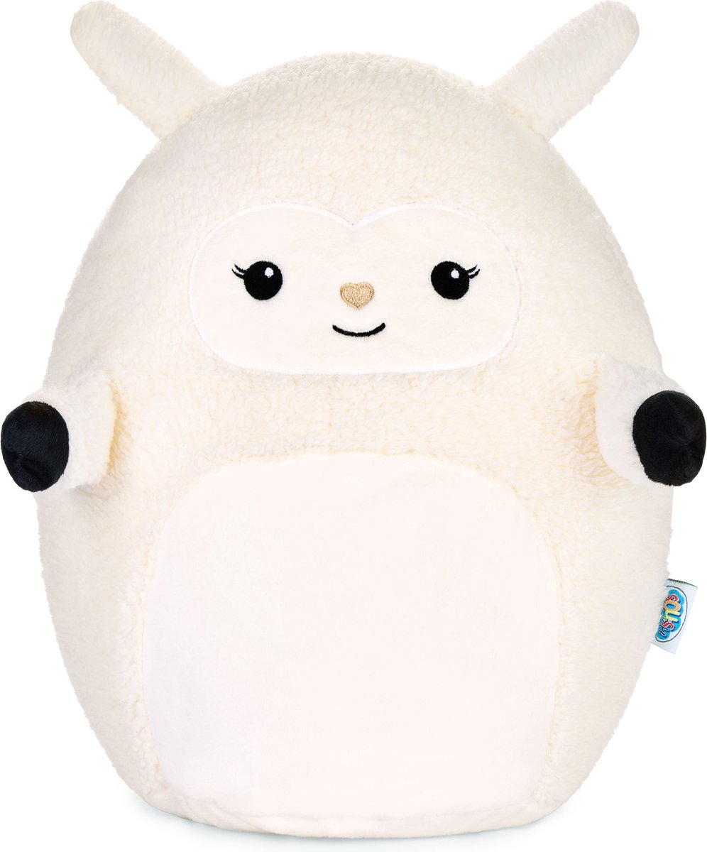 SQUISHBRUBIES Stella het Schaap - Superzachte Pluche Knuffel - Kawaii Knuffel - Squishy - Speelgoed - 35 cm - Wit