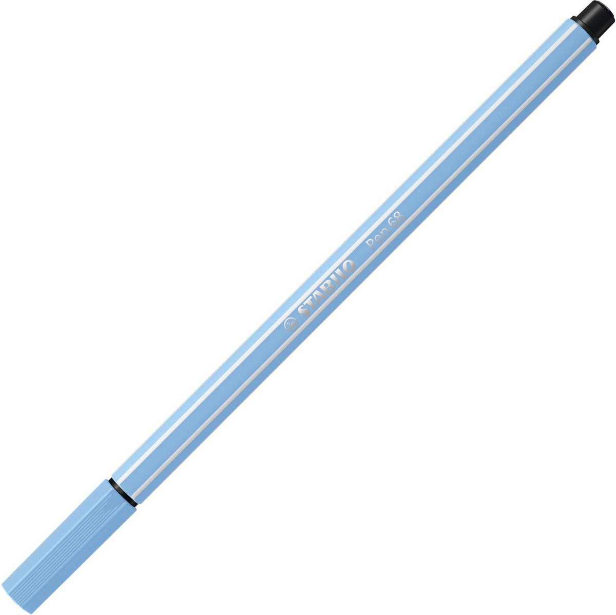 STABILO Pen 68 - Premium Viltstift - Kobalt Blauw Licht - per stuk