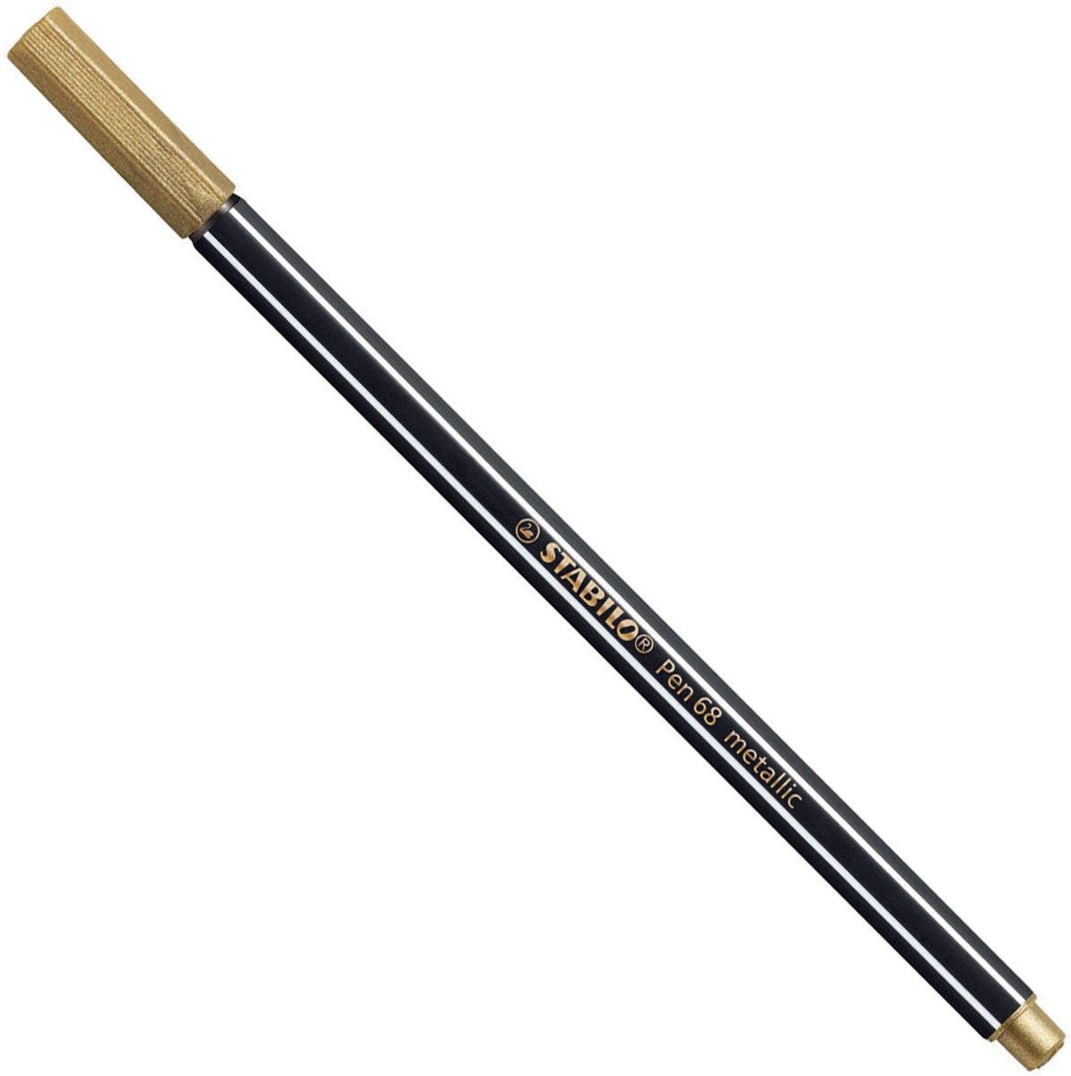 STABILO Pen 68 Metallic Viltstfiten metallic goud