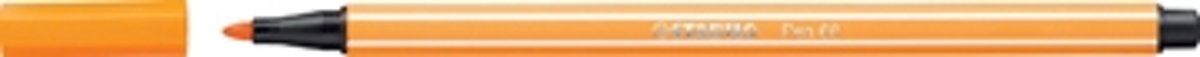 STABILO Pen 68 Viltstift Oranje - per stuk