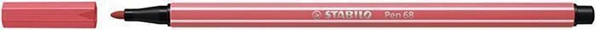 Viltstift stabilo pen 68/47 roest rood