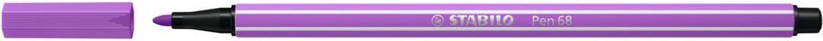Viltstift stabilo pen 68/60 vergrijsd violet