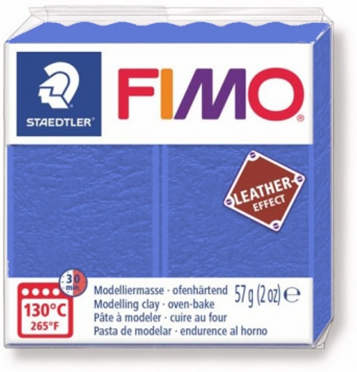 Fimo Leathereffect Boetseerklei Indigo 8010-309