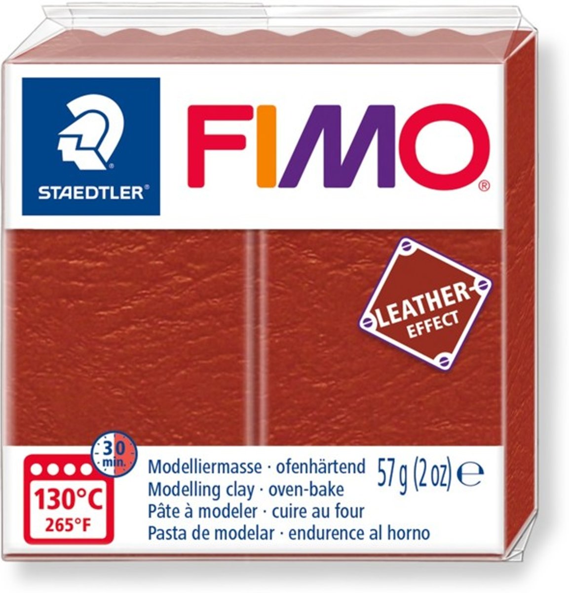 Fimo Leathereffect Boetseerklei Roest 8010-749