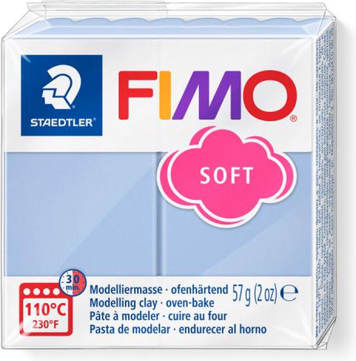 Fimo soft boetseerklei 57g morning breeze