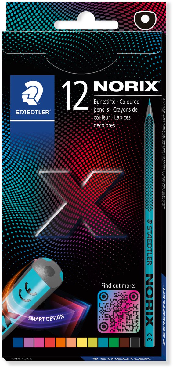 STAEDTLER Norix kleurpotlood - set met 12 kleuren