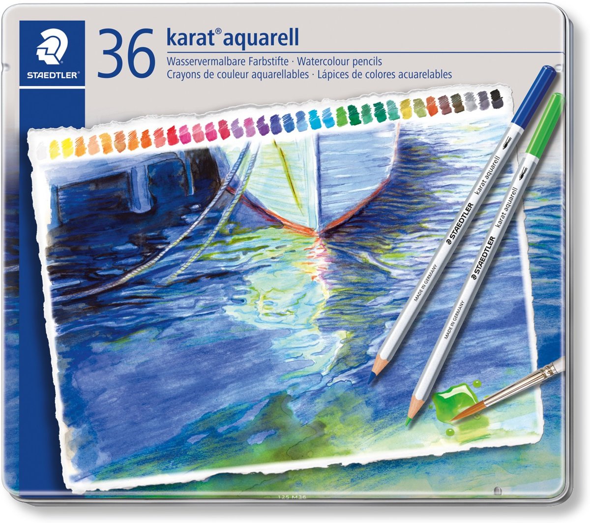 karat aquarell kleurpotlood - set 36 st